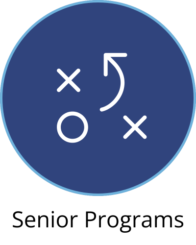 Senior Programs navy circle button (png)